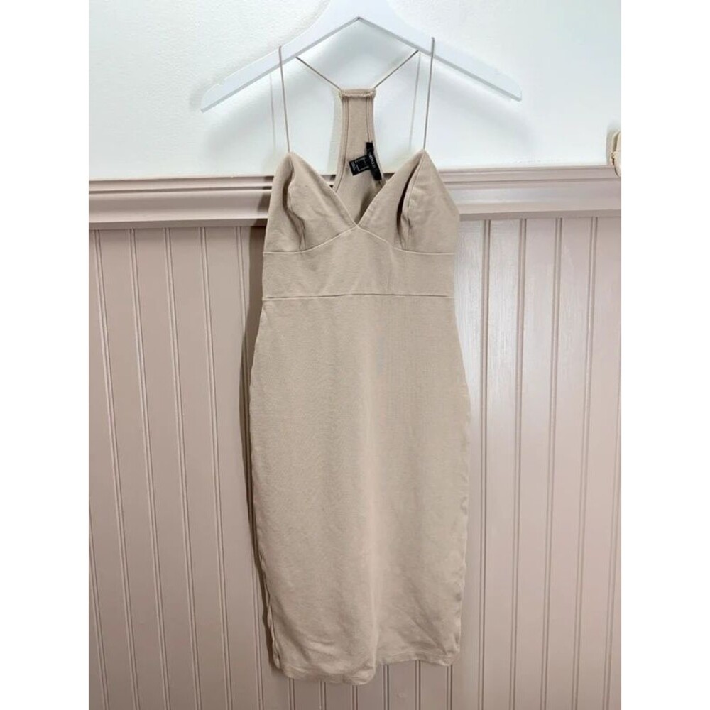 Forever 21 Tan Bodycon Dress Size Small. #0228